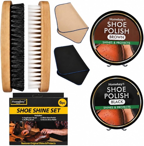 6pc shoe polish kit - 6pc,