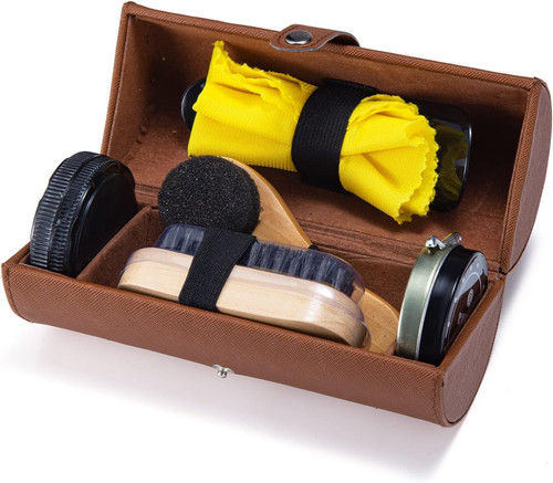 Shoe polish kit cleaning shine - kit,