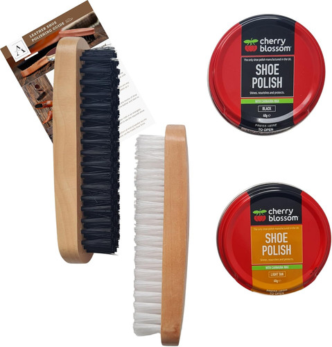 Shoe polish kit - polish, and
