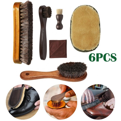 Horsehair shoe shine - 6x,
