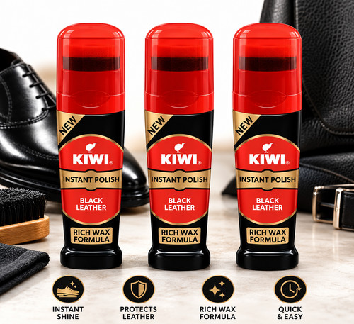 Kiwi instant black leather - kiwi,