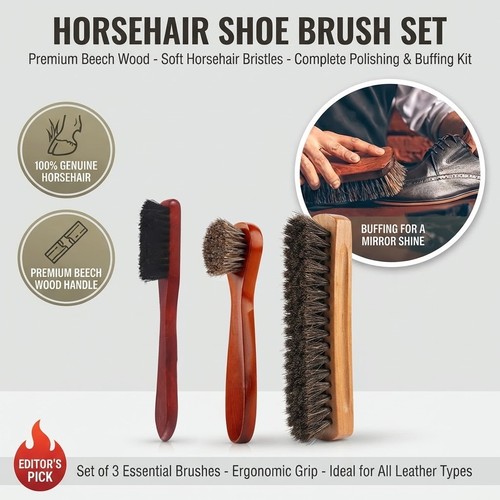 Shoe brush set - shoe, kit