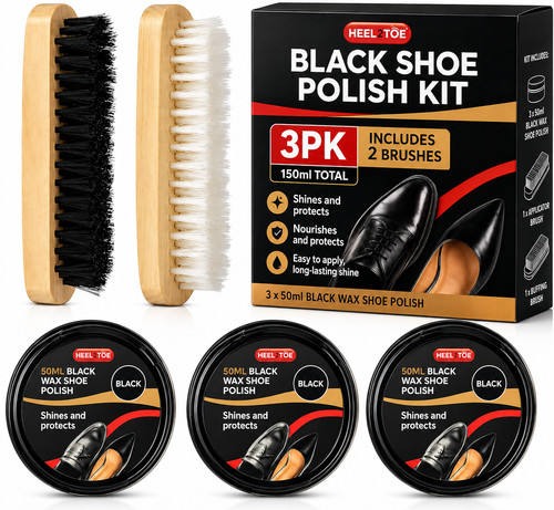 3pk black shoe - 3pk,