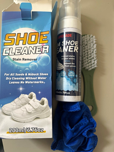 Shoe cleaner foam stain - foam,
