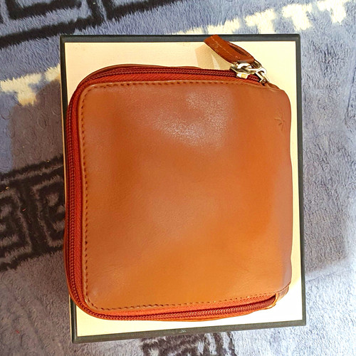 Brown leather shoe care - brown, kit