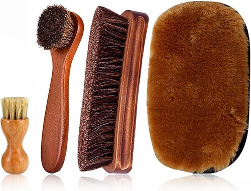 Shoe polish brushes set - shoe,