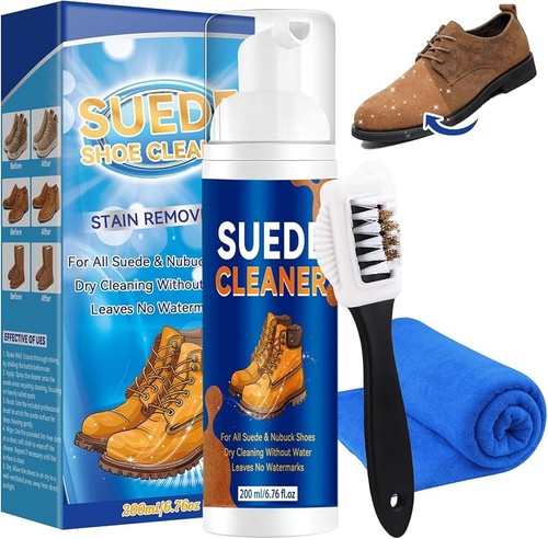 Suede shoe cleaning kit 200ml - shoe,