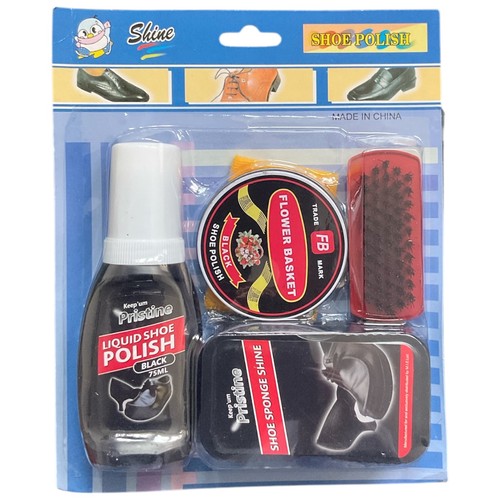 4pc black liquid shoe - 4pc,