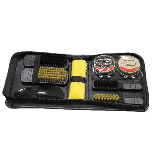 Shoe polish brush set - 8, in