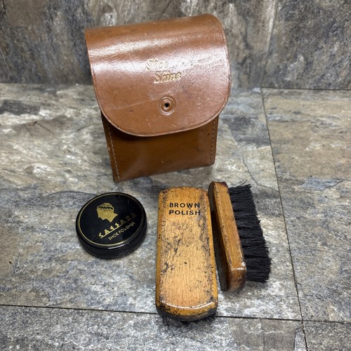Shoe cleaning polish kit - shoe,