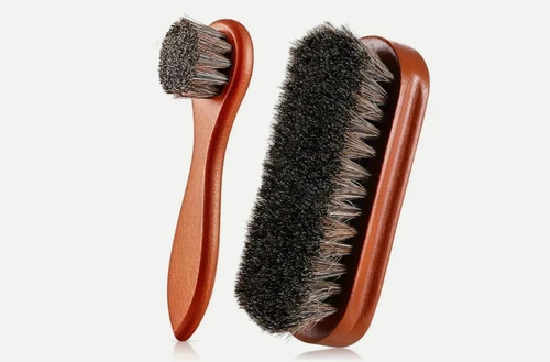 Piece horsehair shoe brush - shoe,