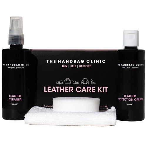 Leather handbag cleaning - handbag, care