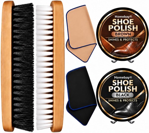 6pc shoe polish - polish, kit