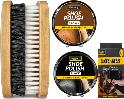 4pcs black brown shoe polish - 4pcs,